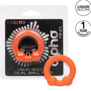 Calexotics Alpha Anillo Doble Bola Naranja 716770104205