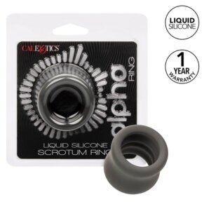 Calexotics Alpha Anillo Extensión Escroto Doble Negro 716770104236