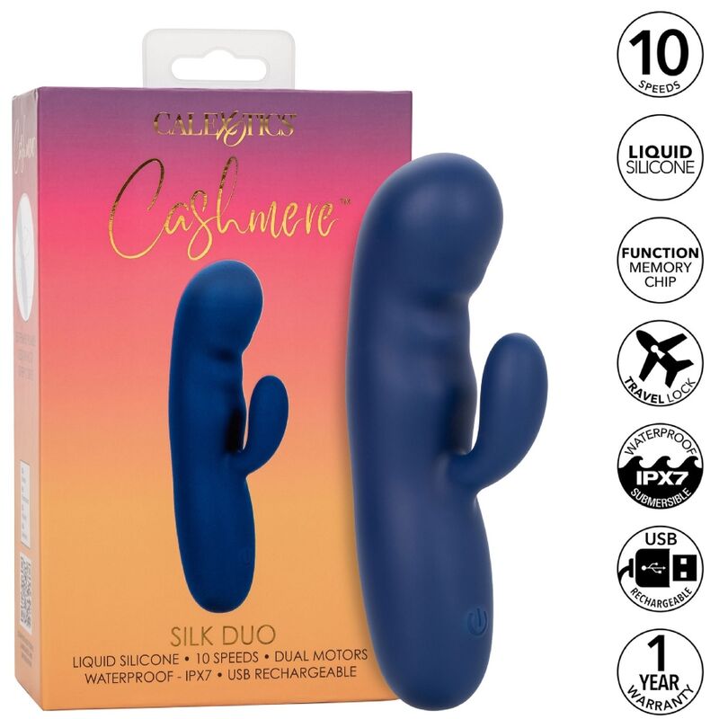Calexotics Cashmere Silk Duo Azul 6 calexotics cashmere silk duo azul 716770106131