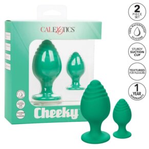 Calexotics Cheeky Plugs Anales Verde 716770097002
