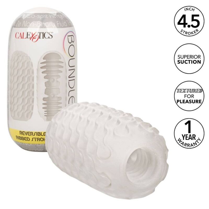 Calexotics Reversible Ribbed Stroker 6 calexotics reversible ribbed stroker 716770102874