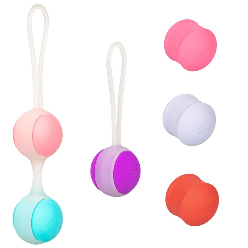 Calexotics She-Ology Set Bolas Kegel Intercambiables 6 calexotics sheology set bolas kegel intercambiables 716770096036