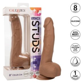 Calexotics Silicone Studs 20.32 cm Brown 716770101150