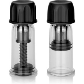 Calexotics Vaccum Twist Succionadores Pezones Negro 716770086761