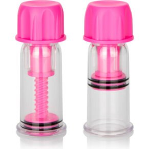 Calexotics Vaccum Twist Succionadores Pezones Rosa 716770086778