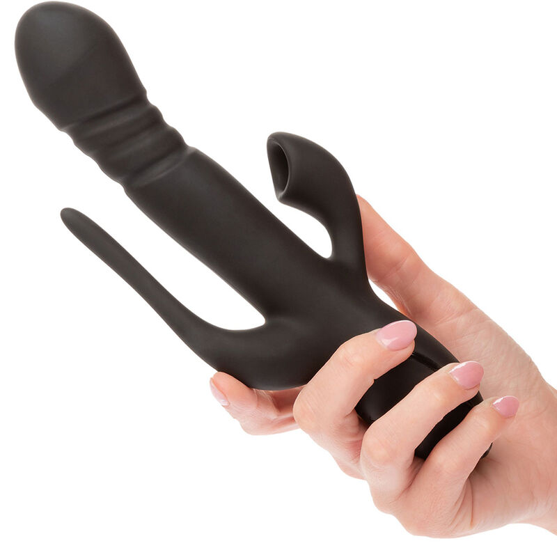 Calexotics Vibrador Triple Euphoria Negro 6 calexotics vibrador triple euphoria negro 716770104120