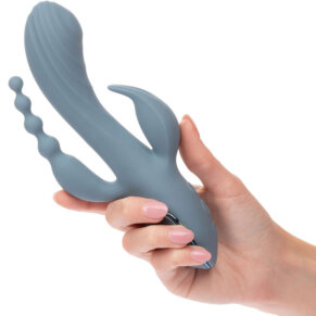 Calexotics Vibrador Triple Éxtasis Gris 716770104113