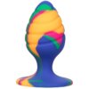 California Exotics Plug Anal Cheeky Mediano Swirl 3 California Exotics Plug Anal Cheeky Mediano Swirl 716770101532