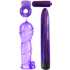Classix Kit Para Parejas Con Anillo, Funda Y Balas Morado 2 Classix Kit Para Parejas Con Anillo, Funda Y Balas Morado 603912758986