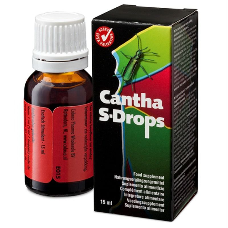 Cobeco Cantha S-Drops Gotas De Amor 15 ml 6 cobeco cantha sdrops gotas de amor 15 ml 8717344179669