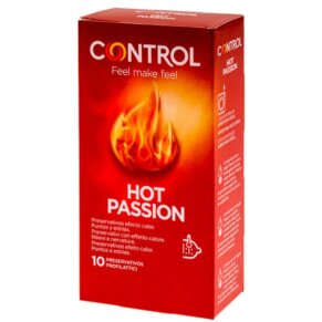 Control Hot Passion Preservativos Efecto Calor 10 Unidades 8411134140692