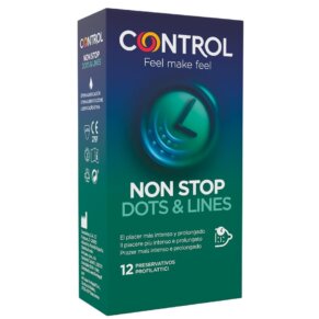 Control Nonstop Puntos Y Estrias Preservativos 12 Unidades 8411134140623