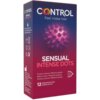 Control Spike Preservativos Con Puntos Conicos 12 Unidades 8411134140906