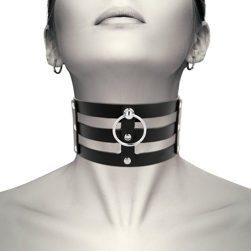 Coquette Chic Desire Choker Cuero Vegano Estilo Fetish 6 coquette chic desire choker cuero vegano estilo fetish 8435565929480