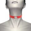 Coquette Chic Desire Collar Cuero Vegano Rojo Accesorio Woman Fetish 2 Coquette Chic Desire Collar Cuero Vegano Rojo Accesorio Woman Fetish 8435565929466
