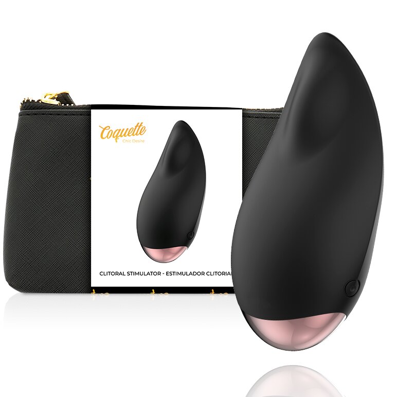 Coquette Chic Desire Estimulador Clítoris Negro Gold Gota 6 coquette chic desire estimulador clitoris negro gold gota 8435565912901