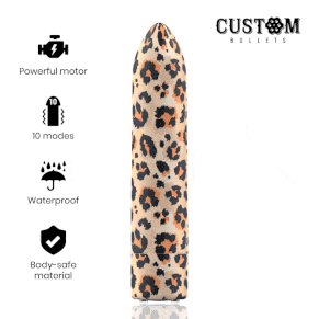 Custom Bullets Bala Recargable Leopard 10 Intensidades 8435565912321