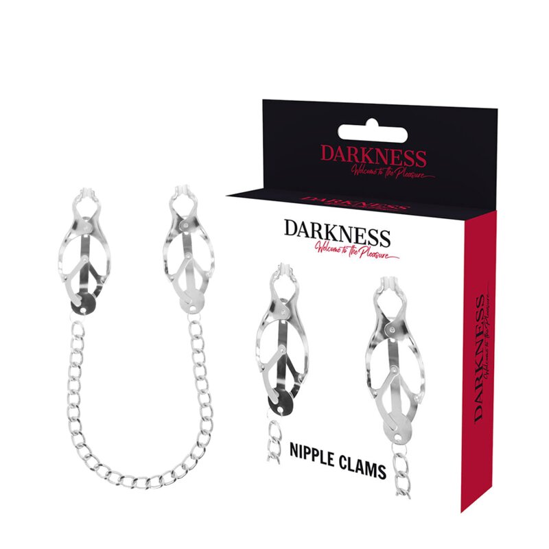 Darkness Abrazadera Pezones Metal Con Cadena 6 darkness abrazadera pezones metal con cadena 8435565912154