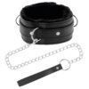 Darkness Collar Confortable De Postura Con Cadena Leather 8435565904081
