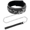 Darkness Collar Leather Con Correa Alta Calidad 8435565904111
