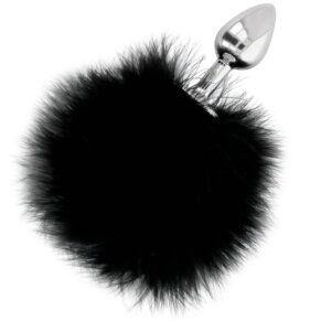 Darkness Extra Buttplug Anal Con Cola Negro 7 cm 8435565903558