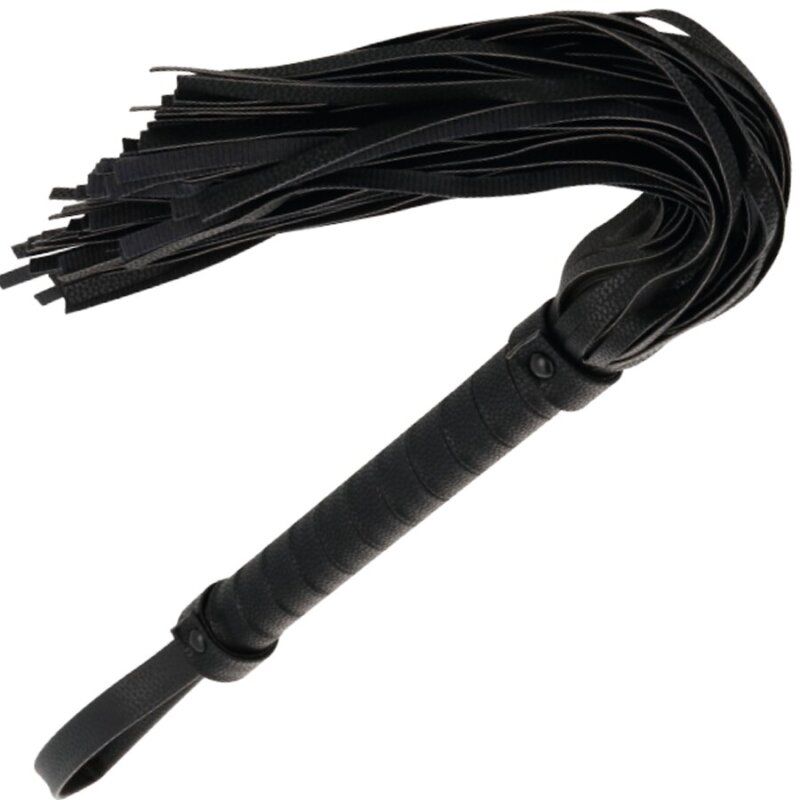 Darkness Látigo Bondage Negro 42cm Leather 6 darkness latigo bondage negro 42cm leather 8435565903701