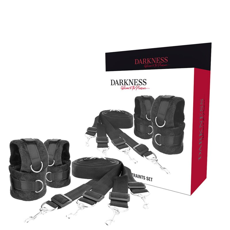 Darkness Set De Ataduras Para La Cama 6 darkness set de ataduras para la cama 8435565912277