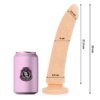 Delta Club Toys Dildo Natural Silicona Medica 23 cm -O- 4.5 cm 8435565924577