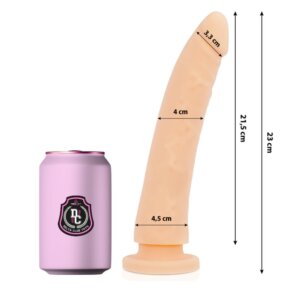 Delta Club Toys Dildo Natural Silicona Medica 23 cm -O- 4.5 cm 8435565924577