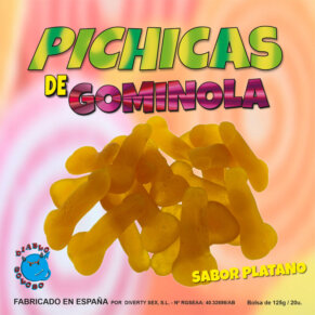 Diablo Goloso Pichitas De Gominola Platano 8412345047732