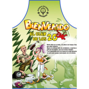 Diablo Picante Delantal 20 Años Texto Español 8412345014086