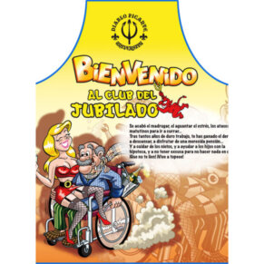 Diablo Picante Delantal Jubilado Texto Español 8412345014123