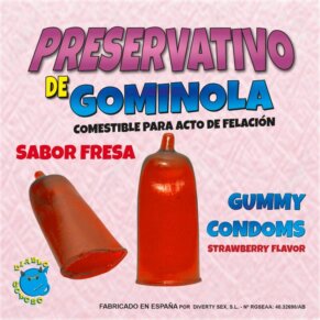 Diablo Picante Preservativo De Gominola Fresa 8412345046872