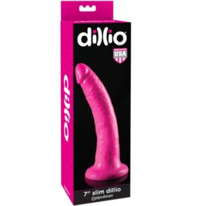 Dillio Dildo Con Ventosa 17.8 cm Rosa 603912736731