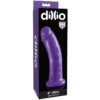 Dillio Dildo Con Ventosa 20.32 cm Lila 603912742305