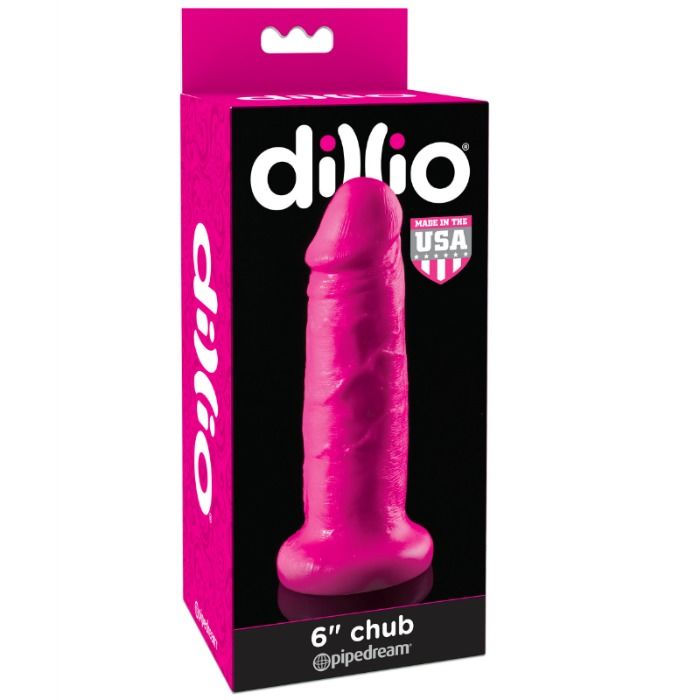 Dillio Dildo Con Ventosa Chub 15.2 cm Rosa 6 dillio dildo con ventosa chub 152 cm rosa 603912736663
