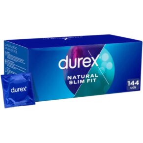 Durex Natural Slim Fit Basic 144 Unidades 8428076000625