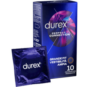 Durex Perfect Connection Extra Lubricacion Silicona 10 Unidades 8428076000670