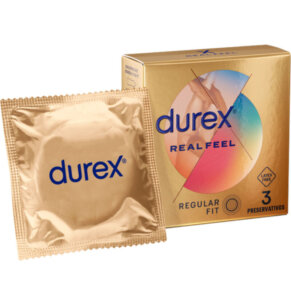 Durex Real Feel Preservativos 3 Unidades 8428076000472
