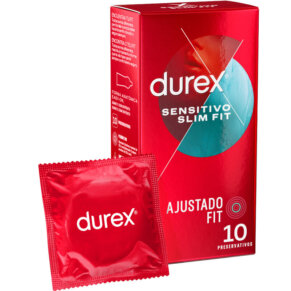 Durex Sensitivo Slim Fit 10 Unidades 8428076000373