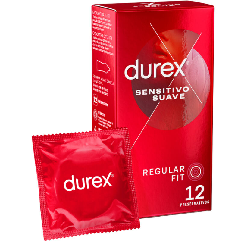 Durex Sensitivo Suave 12 Unidades 6 durex sensitivo suave 12 unidades 8428076000533