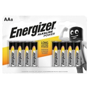 Energizer Alkaline Power Pila Alcalina Aa Lr6 Blister*8 7638900410686