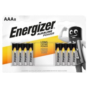 Energizer Alkaline Power Pila Alcalina Aaa Lr03 Blister*8 7638900410662