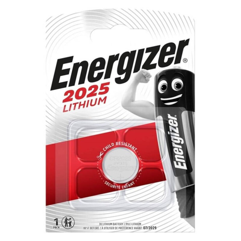 Energizer Pila Boton Litio Cr2025 3V Blister*1 6 energizer pila boton litio cr2025 3v blister1 7638900083026