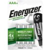 Energizer Pilas Recargables Aaa4 Blister 4 7638900417005