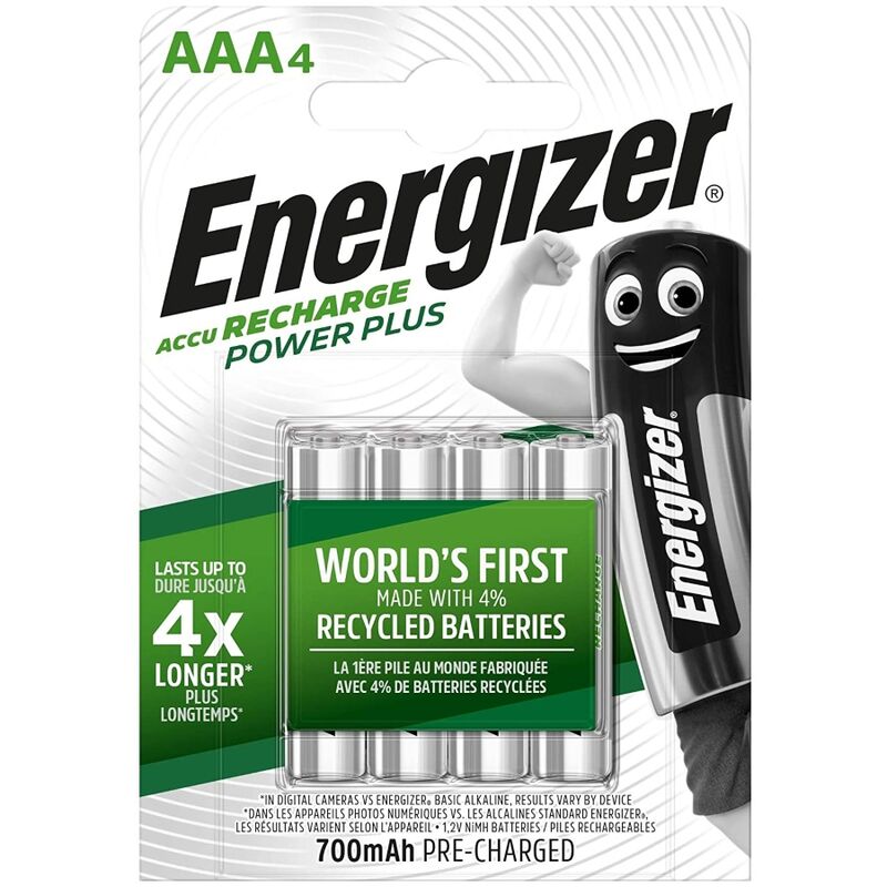 Energizer Pilas Recargables Aaa4 Blister 4 6 energizer pilas recargables aaa4 blister 4 7638900417005