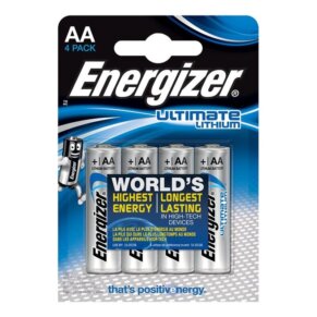 Energizer Ultimate Lithium Pila Litio Aa L91 Lr6 1,5V Blister*4 7638900262643