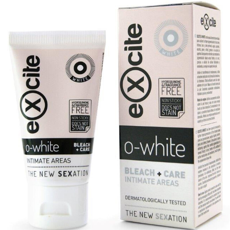 Excite O White Bleach + Care Intimate Areas 50 ml 6 excite o white bleach care intimate areas 50 ml 8430830600606
