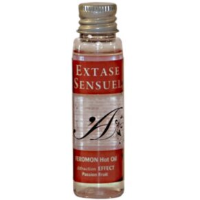 Extase Sensual Aceite Masaje Efecto Calor Con Feromonas Fruta De La Pasion Viaje 35 ml 8436533095084