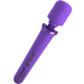 Fantasy For Her Masajeador Wand Para Ella Recargable & Vibrador 50 Niveles Violeta 603912759570